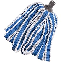 Ricambio Mocio Addis Mega - Testa In Microfibra Verde/Bianco, Per Pulizia Senza Striature - Foto 3