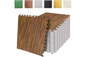 SG Traders Eva Foam Mats Interlocking Gym Flooring Puzzle Exercise Mats Non-Slip Rubber Cushion Floor Tiles Interlocking Eva Mat Gym Workout Tiles (60x60cm) 24" x 24"