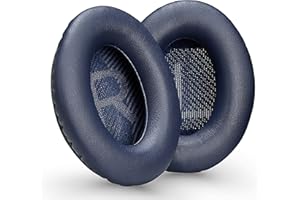 AHG ACCESSORY HOUSE GLOBAL Wysokiej jakości wymienne nauszniki QC35 / QC35 ii nauszniki kompatybilne ze słuchawkami Bose QuietComfort 35 (QC35) / Bose QuietComfort 35 ii (QC35 ii) (niebieski (Midnight Blue). Duży komfort i