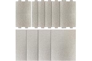 CISHOW 10 Blatt Glimmerscheibe mikrowelle, 6.5 * 11.7cm, 15cm*12cm Wellenleiterabdeckung Glimmerplatte, Mikrowelle Glimmerplatten Reparaturzubehör, Blätter Mikrowelle Waveguide Cover für Mikrowelle