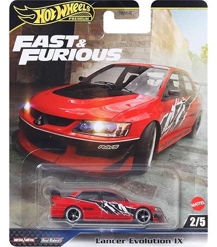 Hot Wheels Premium Fast & Furious, Auto Pressofusa Scala 1:64, Modelli Ispirati Al Film, Collezione