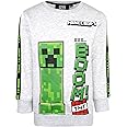 Minecraft - Sweatshirt Gifts For Boys Top - Gaming Merchandise Birthday Game Tshirt Merchandise - Ages 5-12
