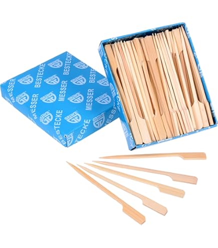 50 Spiedini In Bambù Fackelmann - 25 Cm | Per Antipasti, Frutta E Grigliate - Foto 4