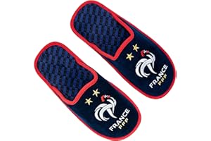 EQUIPE DE FRANCE DE FOOTBALL FFF Hausschuhe – Offizielle Kollektion der französischen Nationalmannschaft – Herrengröße