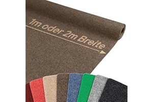 PRIMAFLOR - IDEEN IN TEXTIL Moquette Agugliata Rips Malta - Marrone, 2,00m x 3,00m, Tappeto in Feltro Agugliato | Difficilmente Infiammabile | Moquette Eventi su Misura | Bei Colori e molti Dimensioni