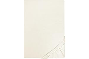 Traumhaft Schlafen - Castell - Markenbettwäsche 0077113 Spannbetttuch Jersey Stretch 1x 90x190 cm - 100x200 cm, Natur