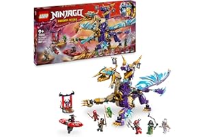 LEGO NINJAGO Lichtbogendrache - Spielzeug mit 8 Minifiguren und einem Spinjitzu-Spinner - Interaktives Ninja Bauspielzeug für Jungen & Mädchen ab 9 Jahren - Geschenkidee für Fans 71836