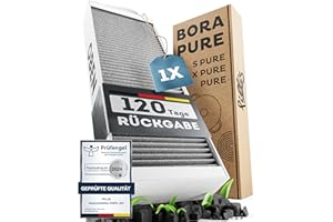 PILLIS Aktivkohlefilter Set – PUAKF Filter ist kompatibel mit Bora Pure (PURU) und Bora X Pure (PUXU) - Hypoallergen mit maximale Geruchsneutralisation - Antibakteriell Filter (1 Stück)