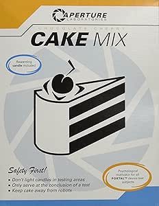 Portal Cake Mix! Officially licensed!