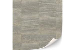 TEXTURKONTOR 3 Blatt selbstklebende Boden-Fliesen für Puppenhäuser Maßstab 1:12 (Naturstein Fliesen)