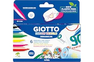 GIOTTO Decor Textile - Etui 6 feutres