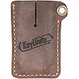 KeyUnity KA03 Leather Sheath EDC Pocket Organizer Hand Stitched Slip Pouch for KU00 Carabiner, Nail Clippers, Mini Flashlight, Mini Crowbar (KA03)