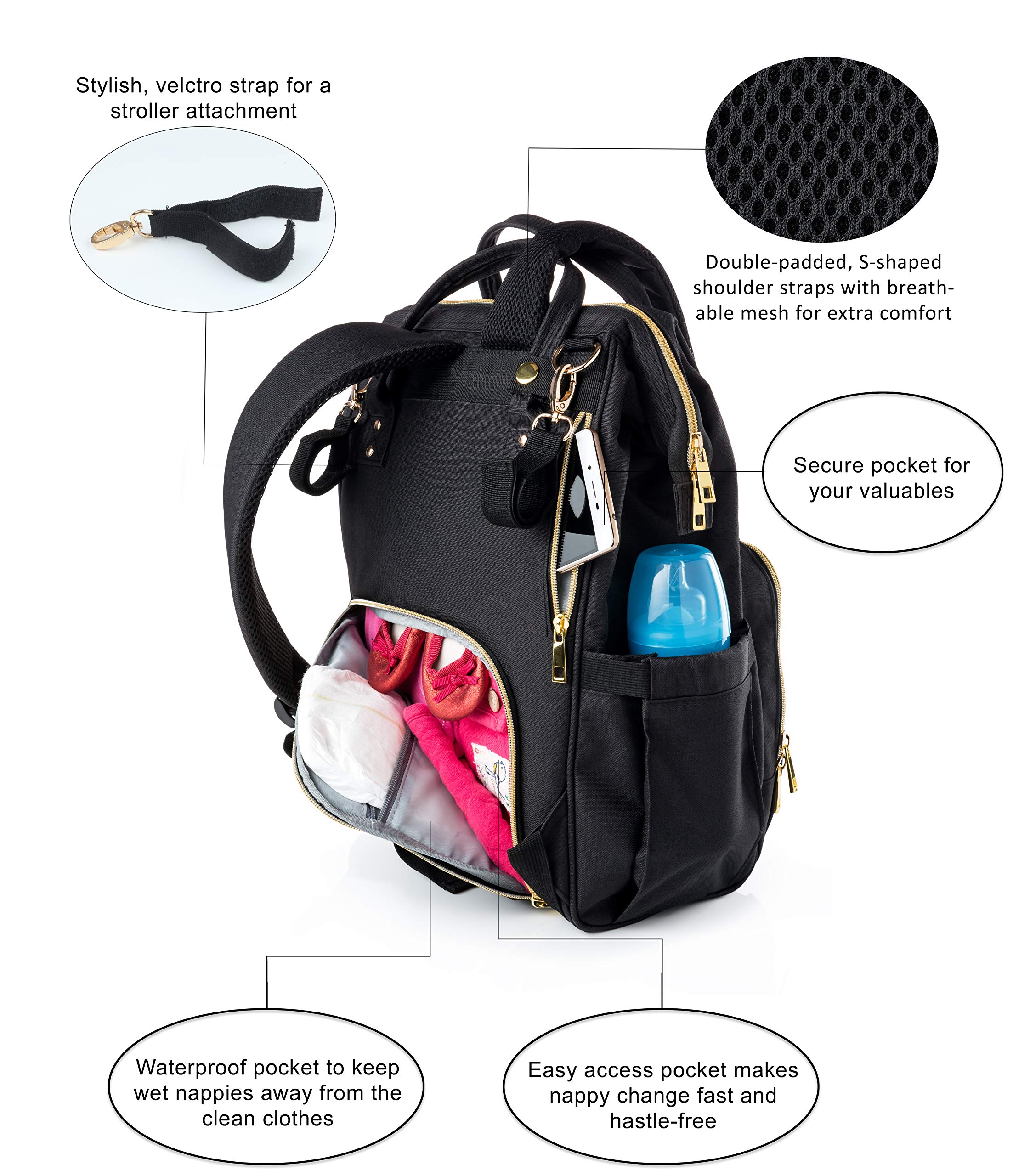 lusso baby changing bag