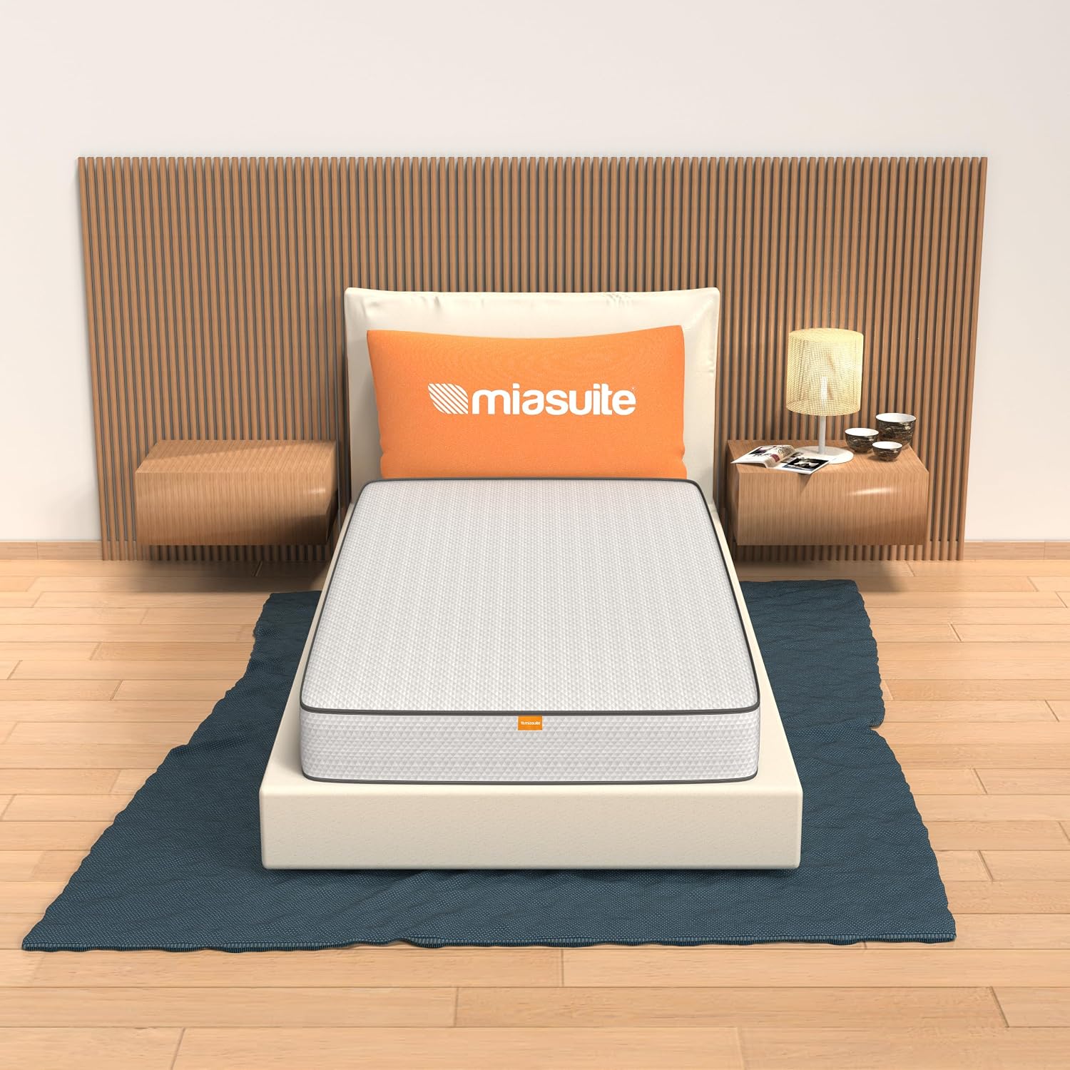 MiaSuite Materasso Memory Singolo 80x190, Alto 20 cm - 100% Made in Italy - Anallergico, Antibatterico, Antiacaro - Ortopedico, Dispositivo Medico | Primavera H20