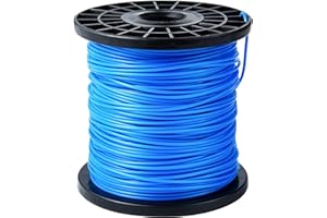 CHRORINE Rasentrimmer Faden 1,6 mm x 100 m Rund Mähfaden Trimmerfaden Rasentrimmer Schnur Nylonfaden zum Befüllen der Trimmerspule