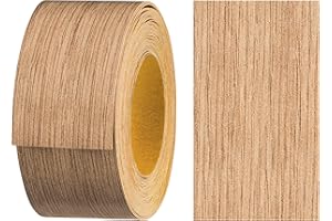 haggiy Bande de chant adhésive en mélamine, 40 mm x 5 m, pour bords de meubles, maintien sûr sans repassage, pour bords, placage pour étagères/panneaux en bois (chêne)