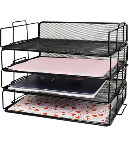 Corbeille à Courrier Ecotray Ecoblack - Noir