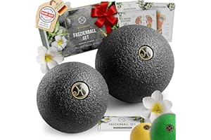 ‎HELDSON HELDSON® Premium Faszienball klein 2er Set [6cm & 8cm] - Faszien Ball hart - Faszienball für Füße - Massage Ball um Verspannungen in Nacken, Schulter zu lösen - Faszienkugel - Massageball Rücken