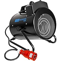 Riscaldatore Elettrico G&uuml;de GEH 3000 P - 3000W, 2 Livelli, Ventilatore, Termostato Regolabile