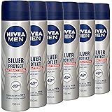 Nivea MEN Silver Protect Anti-Transpirant Antibakterial Deo 150ml - 6 Stück pro Pack