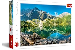 Trefl Jezioro Morskie Oko, Tatry, Polska Puzzle 1500 Elementów o Wysokiej Jakości Nadruku dla Dorosłych i Dzieci od 12 lat