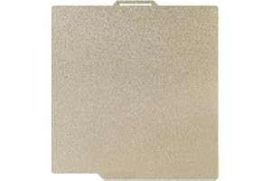 AOMUWKE Drukarka 3D PEI Spring Steel Build Plate for Bambu Lab P1P, drukarka 3D Double Side Texture PEI Plate for Bambu Lab X1, P1P, P1S, A1 257 x 257 mm