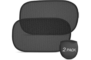 DIZA100 Sonnenschutz Auto Baby mit UV Schutz, 2 Stück Sonnenschutz Auto Seitenscheibe, Selbsthaftende Sonnenblenden für Baby Kinder- 51 x 31 cm