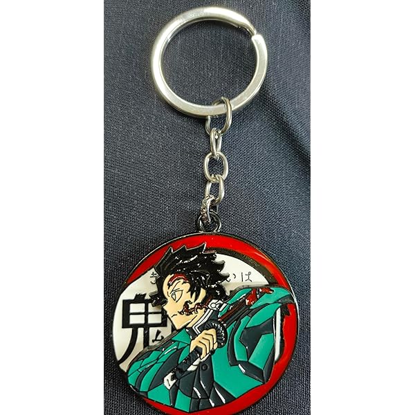 mohaa Demon Slayer Keychain Anime Hasbira Inosuke 3D Ninja Warrior