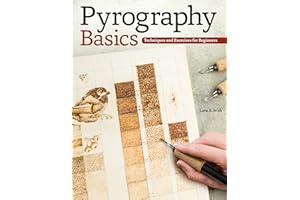 Pyrography Basics: Techniques and Exercises for Beginners (Design Originals) Patterns for Woodburning with Skill-Building Step-by-Step Instructions and Advice from Lora Irish on Texture and Layering