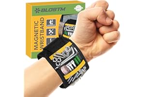BLOSTM Magnetischer Armband-Werkzeug-Organizer – Magnetischer Schraubenhalter für einfachen Zugriff, EIN großartiger magnetischer Werkzeughalter zum Organisieren von Werkzeugen, Schrauben usw.