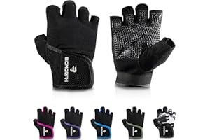 ‎BIOMORPH Biomorph Training Gloves for Men and Women (Various Sizes & Colours) Fitness Gloves for Strength Sports, Bodybuilding, Crossfit Fitness Gloves for Optimal Grip and Protection Against Calluses