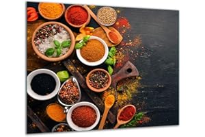 TMK ARTDEKO TMK Plaque de protection en verre pour cuisinière électrique à induction 60 x 52 cm