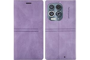 OKZone Cover per Motorola Moto Edge S/Moto G100, Custodia Flip Pelle PU Premium Portafoglio Magnetica Libro con Slot Schede, Slim Silicone TPU Bumper Wallet Supporto Case Antiurto Cover (Viola)