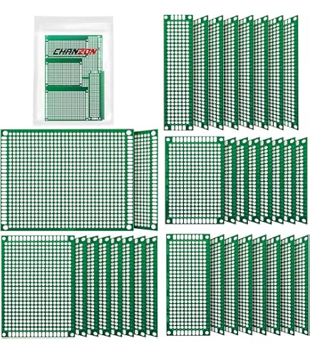 uxcell 10x15cm Single Sided Universal Printed Circuit Board for DIY Soldering 5pcs