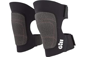 Gill Protectores de neopreno para las rodillas Para unisex adultos Negro Talla única