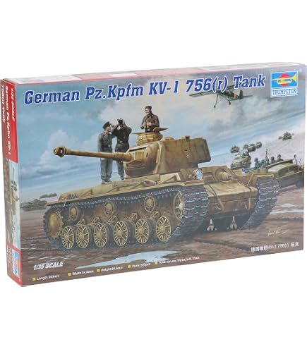 Trumpeter 1:35 – Char KV-1 1942 Tourelle Simplifiée – Maquette Plastique à Monter, Dès 14 Ans