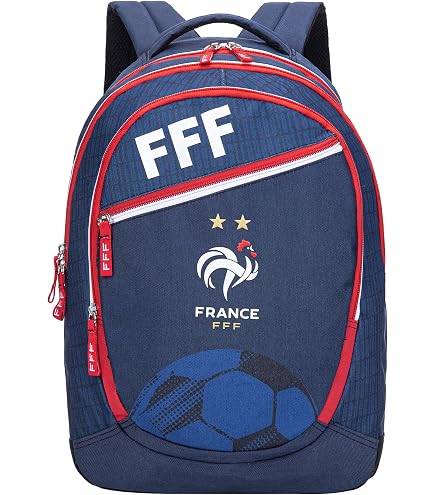 Sac De Sport FFF Officiel Équipe De France De Football - 2 Étoiles Champions Du Monde - 50x26x26 Cm