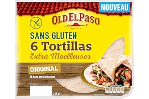 Old El Paso Tortillas Sans Gluten - 6 Lot de 6 tortillas (36 tortillas),(L'emballage peut varier )