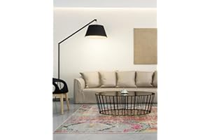 ‎BENUTA benuta Nest Vintage Teppich Casa - Türkis 80x150 cm - Teppich für Wohnzimmer, Schlafzimmer und Flur - Pflegeleicht - Fußbodenheizung Geeignet