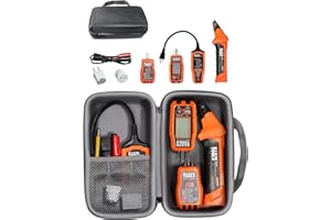 CaseSack Circuit Breaker Finder Consolidation case for Klein Tools ET310 AC Circuit Breaker Finder, Integrated GFCI Outlet Tester, RT310 Receptacle and Accessory Kit