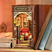 Rolife Book Nook Kit Maison Miniature à Construire DIY Maquette Adulte