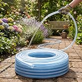 &Ouml;rg&uuml;l&uuml; Şeffaf Bah&ccedil;e Hortumu 5 Metre Dayanıklı 3 Katlı Sağlam &Ccedil;eşme Su Sulama Yıkama Hortum 12.5 mm 1/2"