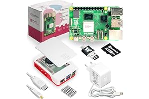 Raspberry Pi 5 Starterkit (4GB RAM) – Offizielles Bundle mit Gehäuse, Netzteil 27W, MicroSD (vorinstalliert mit Raspberry Pi OS), HDMI-Kabel, Kartenleser & Geschenkverpackung von BerryBase