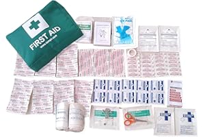 First Aid Kit from TempIR Trauma Safety Bag 94 Pieces Emergency Foil Blanket, Ice Pack. CE Approved. Travel Car Home Camping Work Survival