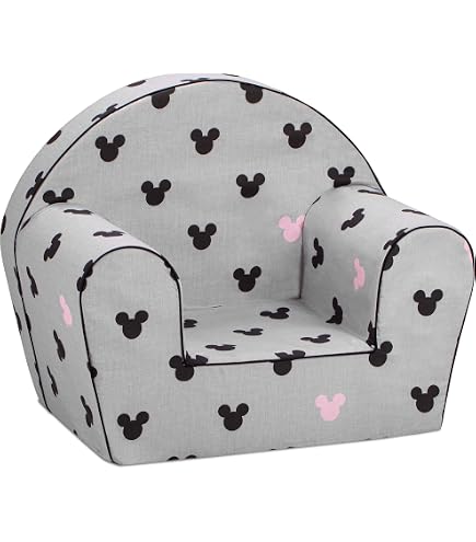 Fauteuil Enfant Minnie Icon Rose – Super Mignon En Coton Et Éponge, 51 X 33 X H43 Cm – Parfait Pour Les Petites Princesses Disney