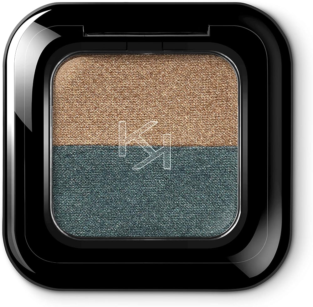 Kiko Milano GÖZ FARI - BRIGHT DUO EYESHADOW. 15 8025272929271 (15 Classic Gold/Green Teal)