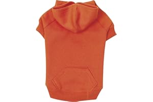 Zack & Zoey Basic Hoodie for Dogs, 20" Large, Vibrant Orange