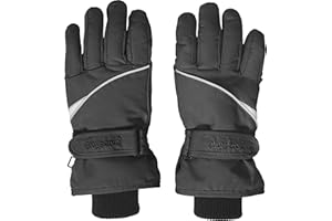 Playshoes Unisex Kinder Finger Winter-Handschuhe mit Klettverschluß