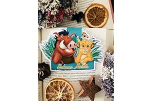 ACARICIANDO PAPEL CON HISTORIAS Marcapáginas magnéticos artesanales inspirados en Disney, Star Wars, Videojuegos, Animales Fantásticos (Rey León Disney)