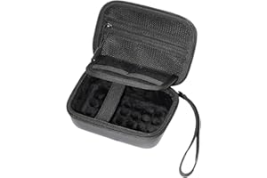 ProCase Digitalkameratasche für Kodak Pixpro C1, Panasonic LUMIX DC-TZ99E-K, Canon PowerShot SX740 HS, G7X Mark III/II, Kodak Digitalkamera Fotokamera Tasche für Digital Kamera Tragetasche -Schwarz